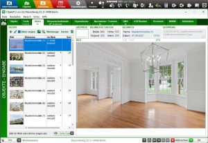 Bilder der Objekte in Expose X